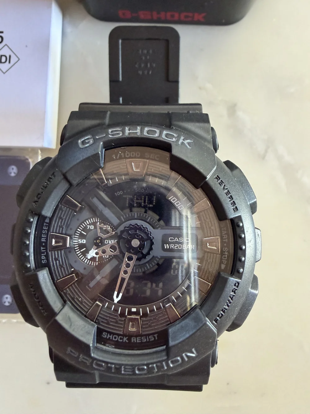 Casio G-Shock Black and Gray Sport Watch